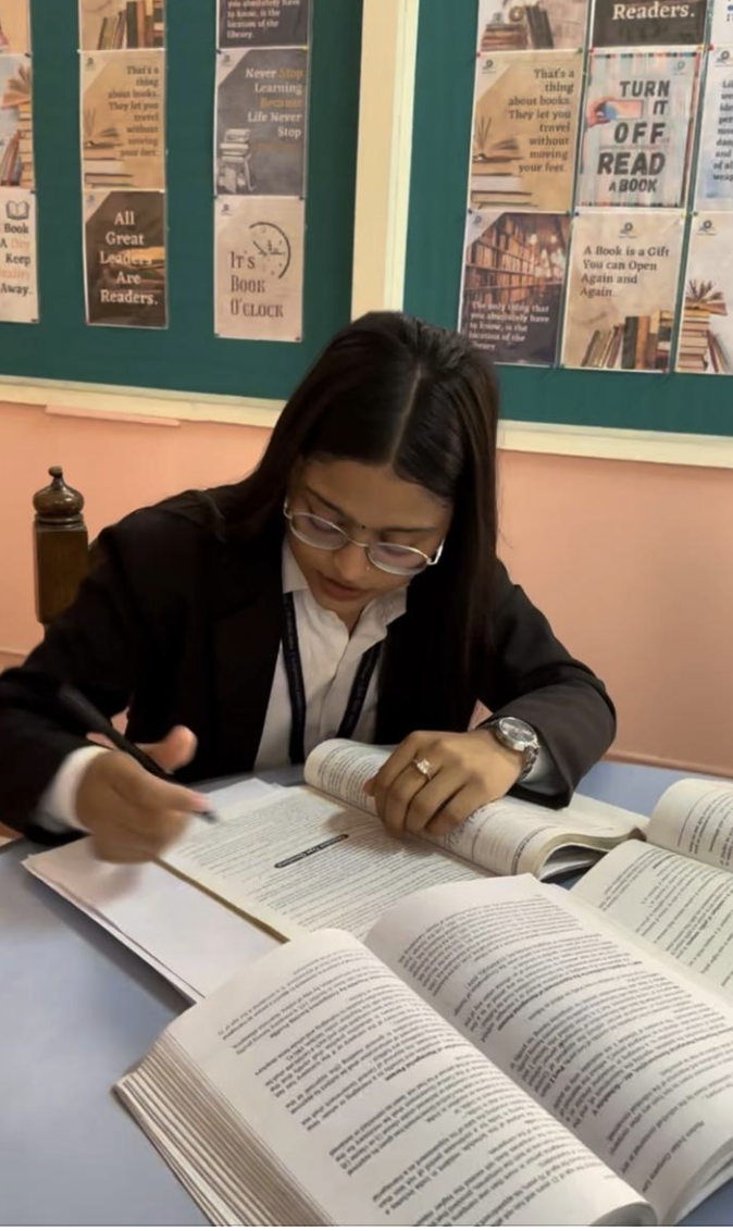 Students engaging with case-law materials