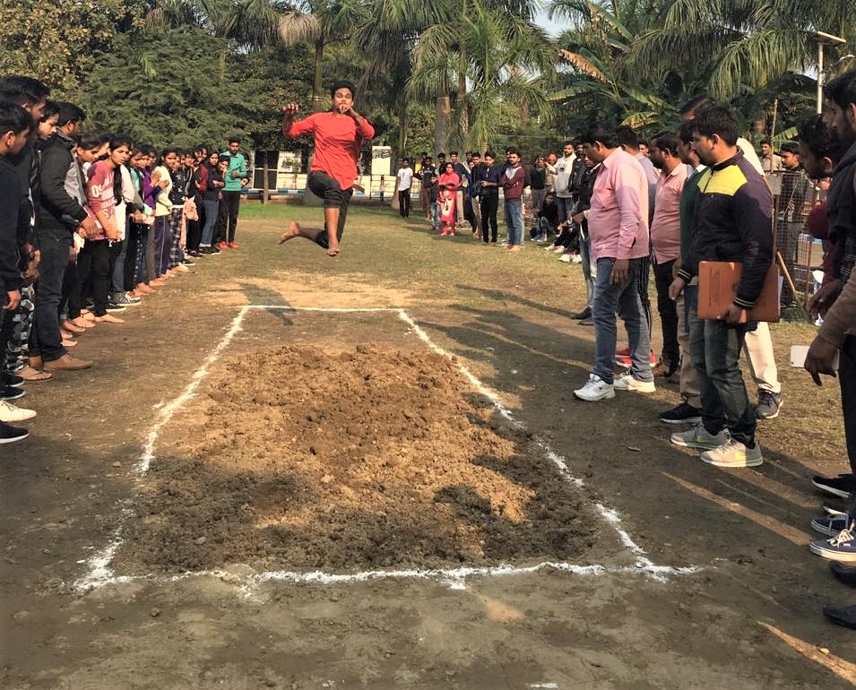 Long Jump - Spardha Inter-College Sports Fest at Ishan Institute of Law